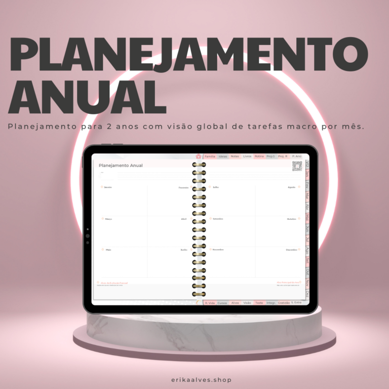 Transforme seu Ano com um Planejamento Anual de Uma Página – Fácil e Poderoso!