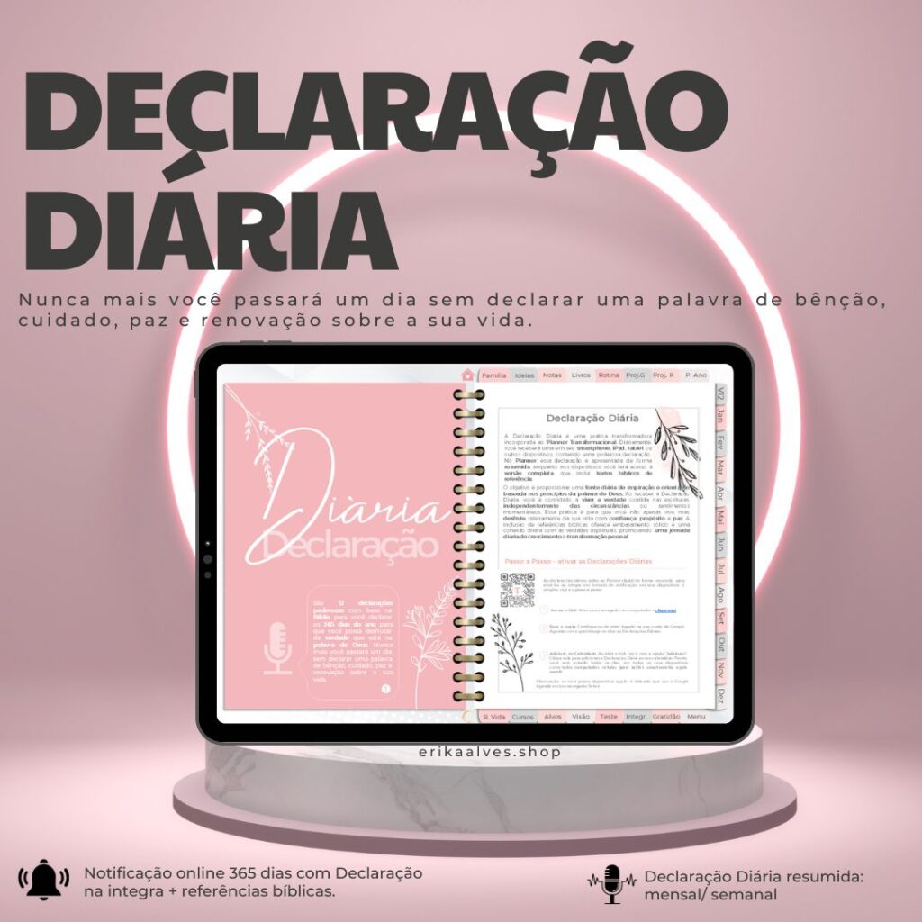 declaração diária da palavra de Deus
