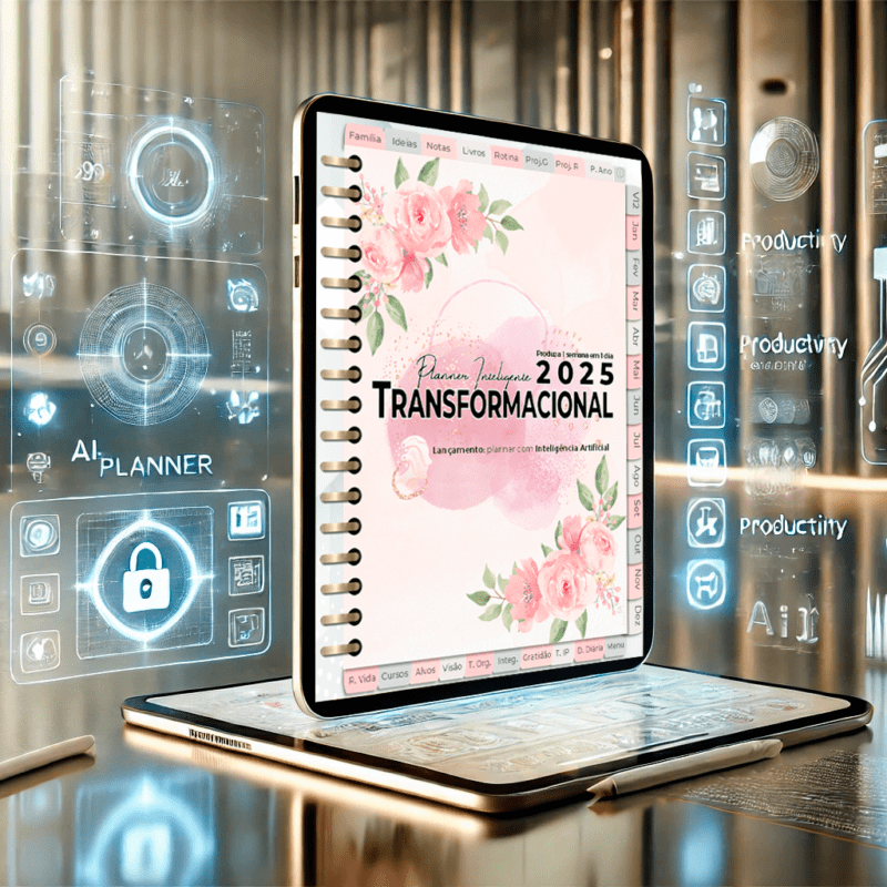Planner Digital 2025 - com App e Inteligência Artificial